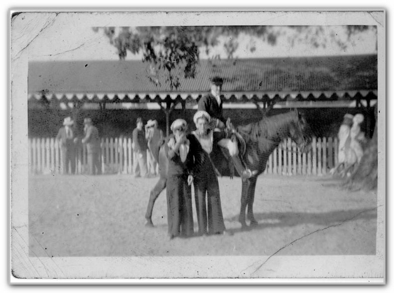 Jock & Pedlar at Randwick in Sydney 1945